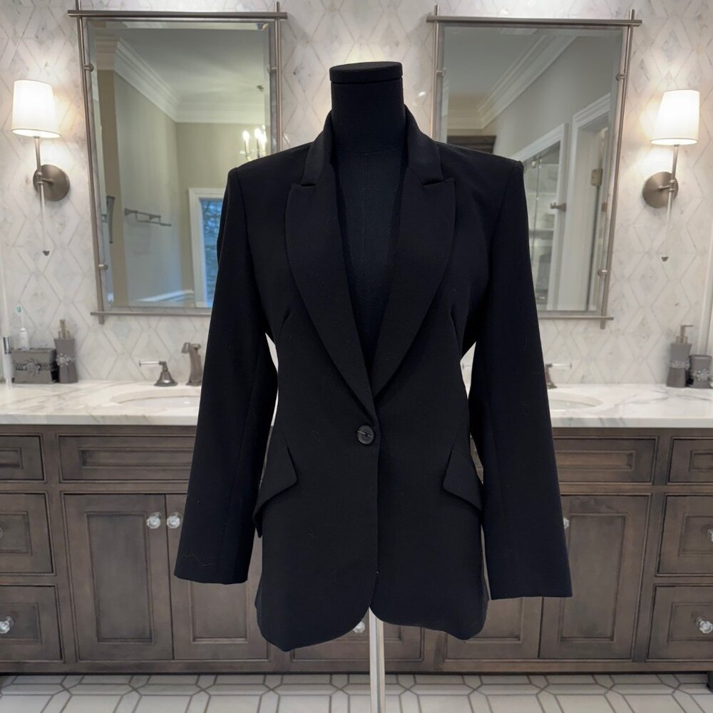 L'AGENCE Chamberlain Blazer in Black.  EUC.  No flaws.  Size 2.